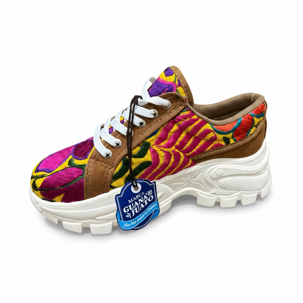Bernal Artisan lightweight embroidered artisan footwear handcrafted in León Mexico