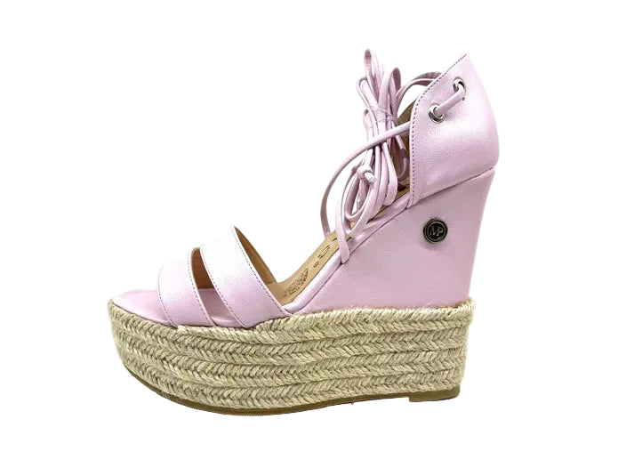 Coruña Lilac Espadrille Wedge