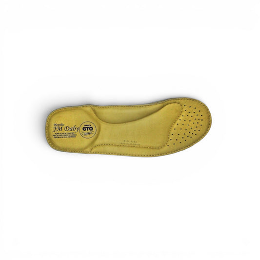 Arch Support Insoles by JM Daby – Handcrafted genuine leather insole for arch relief, made in León, Mexico