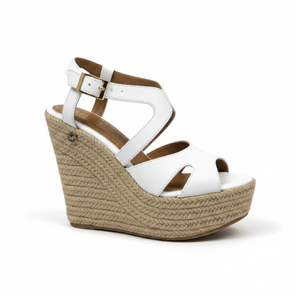 Valladolid Low White Wedge